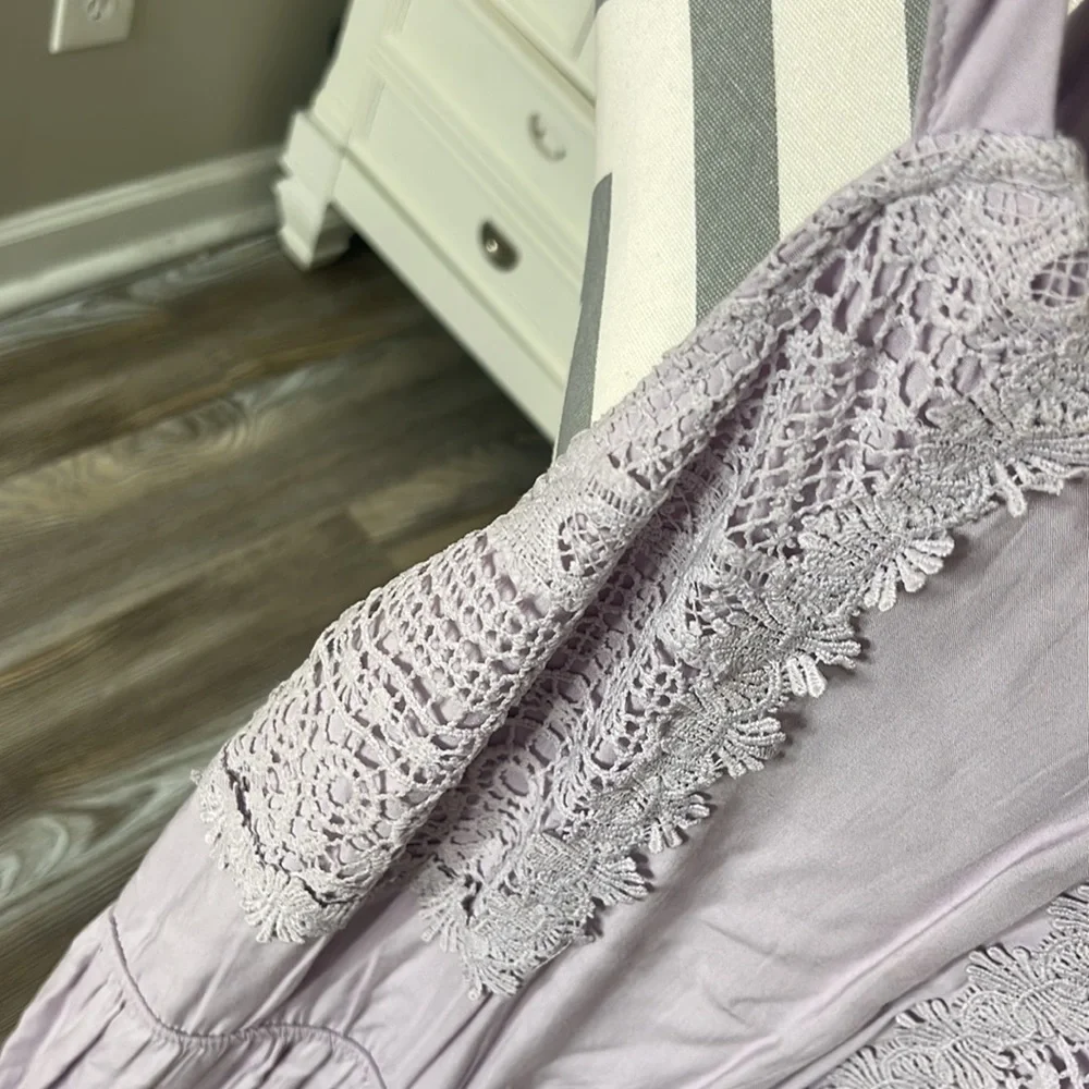 Women’s Altar’d State Lilac Maxi Dress Size Large - Picture 4 of 8